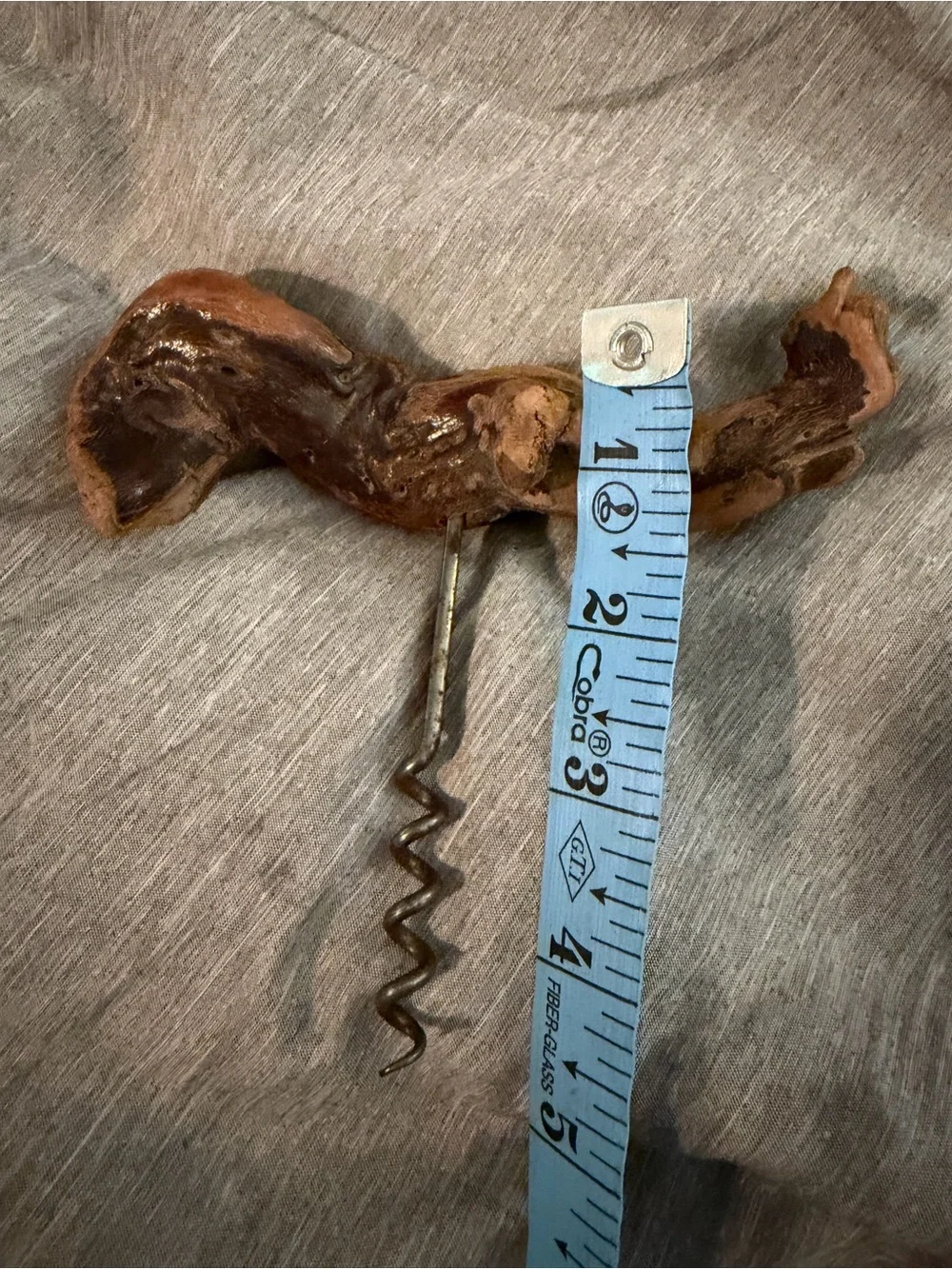 BIRD SHAPED Vintage Old Vine Grapevine Burl Wood Wine Bottle Opener Cork Screw